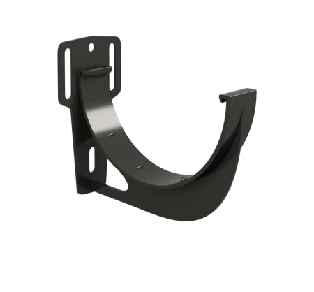 Кронштейн желоба slider ПВХ d-120 мм Grand Line Классика черный RAL 9005