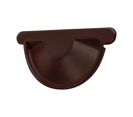 Заглушка желоба d-125 мм торцевая универсальная ГрандЛайн GL PE Matt Полиэстер Matt 0,55 в Туле фото