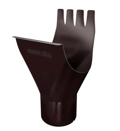 Воронка желоба d-150x100 мм Grand Line Полиуретан 0,6 RAL 8017