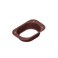 Воронка выпускная 76x102 мм Металл Профиль FORAMINA FREEZE QUADRO Valori двухстороннее 0,6 DarkBrown