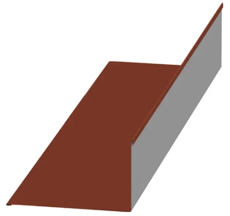 Планка примыкания верхняя Металл Профиль 250x147x2000 0,50 PURETAN цвет RR 750