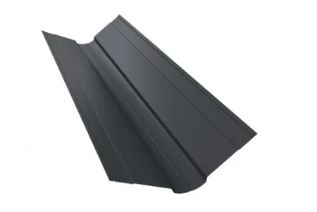 Планка ендовы верхней фигурной Grand Line 100x100 0,45 Drap цвет RAL 7024