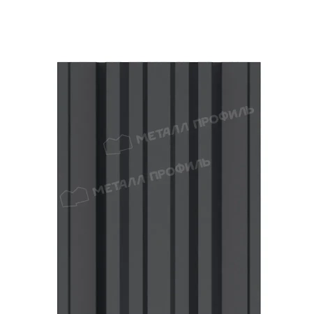 Прямоугольный Trapeze Полиэстер 0,45 RAL 7024 прямой