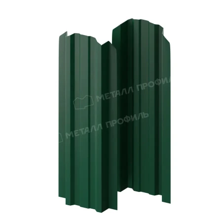 Прямоугольный Lane Полиэстер двухсторонний 0,45 RAL 6005 фигурный