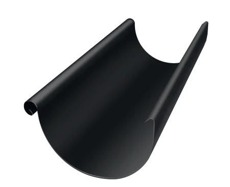 Желоб полукруглый d-125 мм 3 м Grand Line Optima Matt Полиэстер Matt 0,55 RAL 9005