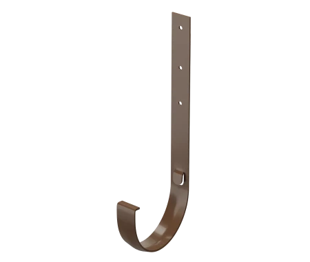 Кронштейн желоба ПВХ d-120 мм металлический Döcke Standard светло-коричневый RAL 8017