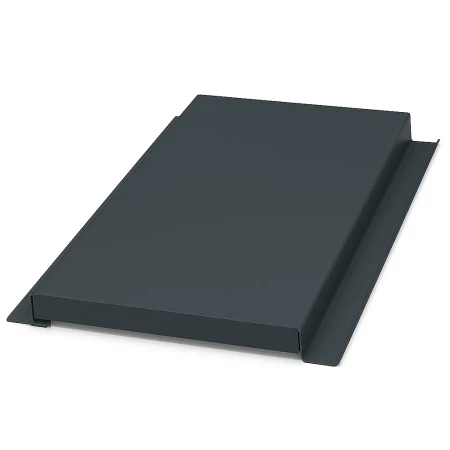 Линеарная панель Металл профиль Primepanel-Т-Г 24х281 мм с рустом Norman Ral 7016