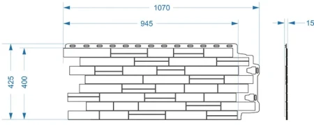 Пластиковая фасадная панель Döcke Edel в Туле фото