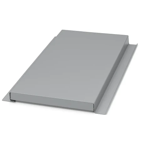 Линеарная панель Металл профиль Primepanel-Т-Г 24х281 мм с рустом Norman Ral 9006