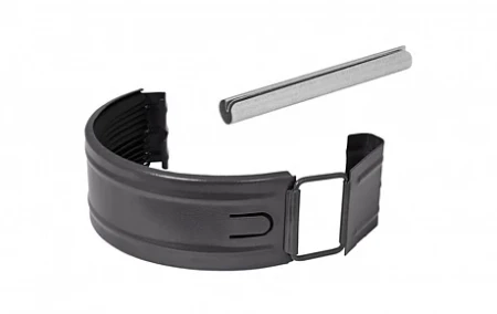 Соединитель желоба в комплекте d-125 мм Aquasystem Premium Pural Matt 0,6 RAL 7024