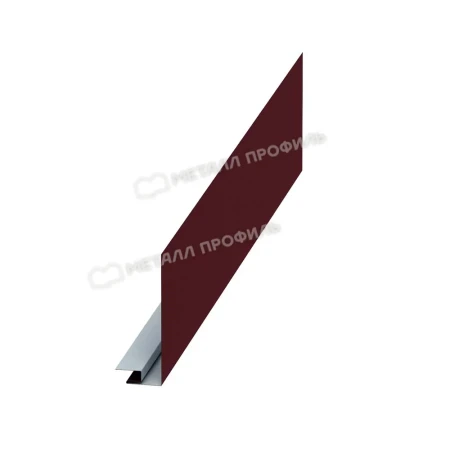 Планка карнизного свеса сложная  Металл Профиль 185x50x2000 0,5 PURMAN цвет RAL 3005