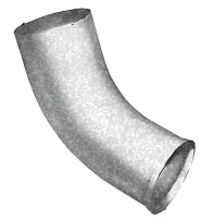 Колено стока d-100 мм 60 гр. Grand Line GL ZN 0,55 Оцинкованное