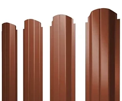 Штакетник Grand Line П-образный Drap 0,45 фигурный