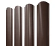 Металлический штакетник Grand Line Полукруглый Slim Полиэстер 0,4 фигурный