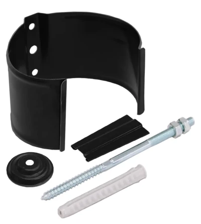 Кронштейн трубы на кирпич d-90 мм Grand Line Полиуретан 0,6 RAL 9005