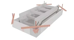 Монтажный комплект Аттико для чердачных лестниц