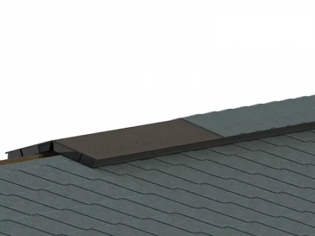 Коньковый аэратор Vilpe AIRIDGE FELT цвет черный