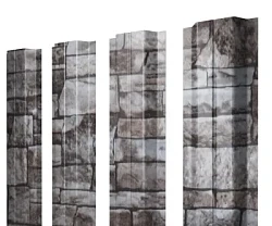 Штакетник Grand Line П-образный Print Elite 0,45 прямой