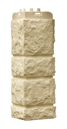 Угол пластиковой фасадной панели Grand Line Камелот Classic (бежевый)