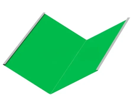 Планка ендовы нижняя Металл Профиль 298x298x2000 0,5 Norman цвет RAL 6018