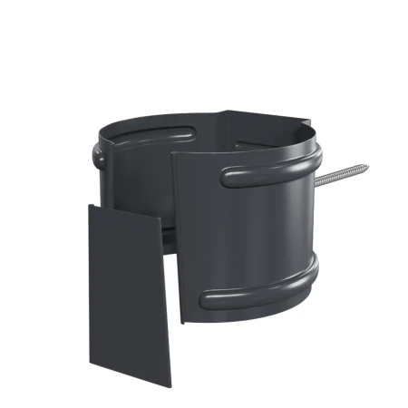 Кронштейн трубы на кирпич d-100 мм Металл Профиль FORAMINA PUR Purman двухсторонний 0,6 RAL 7024