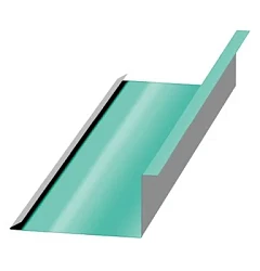 Планка примыкания нижняя Металл Профиль 250x122x2000 Purman 0,5