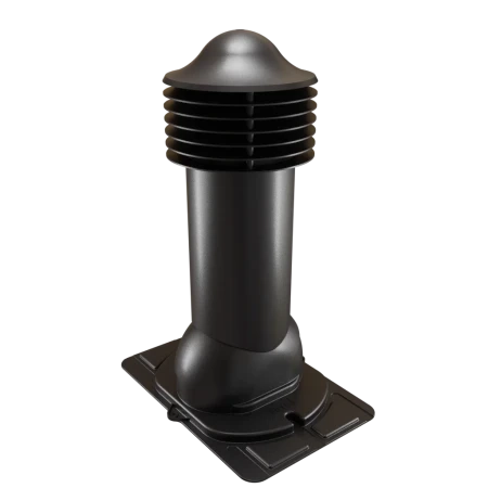 125/650 утепленный с универсальным проходным элементом цвет черный (RAL 9005)