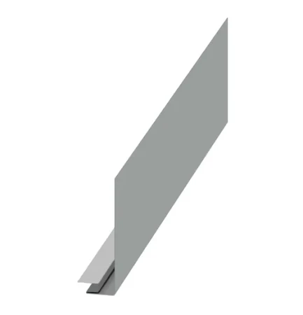 Планка карнизного свеса сложная Металл Профиль 185x50x2000 0,45 Полиэстер цвет RAL 9006
