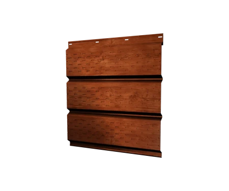 Металлический софит Grand Line Print Elite 0,45 с полной перфорацией Rowan