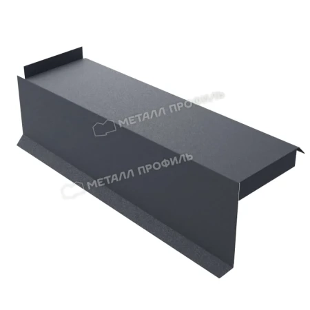 Планка сегментная торцевая левая Металл Профиль 350 мм 0,5VikingMP E цвет RAL 7024