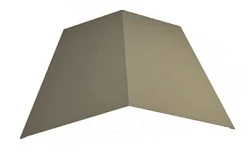 Планка конька плоского простая Металл Профиль 115x115x2000 Полиэстер 0,45