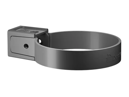 Хомут трубы d-85 мм ПВХ Döcke Premium графит RAL 7024