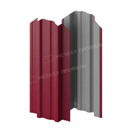 Прямоугольный Trapeze Norman 0,5 RAL 3005 фигурный