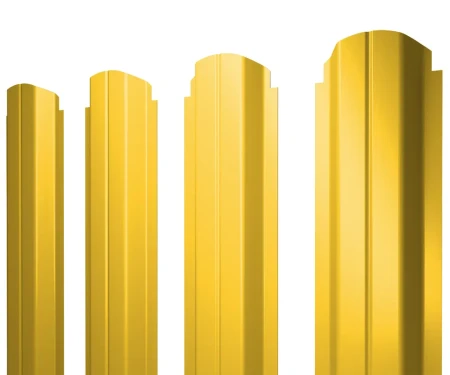 П-образный Satin 0,5 RAL 1018 фигурный