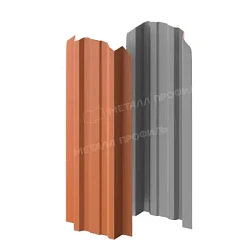 Штакетник Металл Профиль Прямоугольный Lane Norman 0,5 фигурный