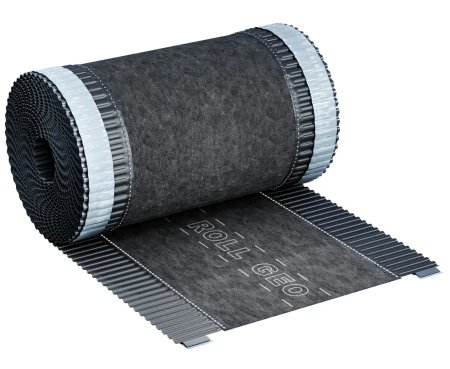 Коньковая вентиляционная лента Eurovent ROLL GEO 240x5000 мм RAL 7021