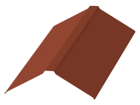 Планка конька плоского Металл Профиль 150x150x2000 0,50 PURETAN цвет RR 750 Планка конька плоского Металл Профиль 150x150x2000 0,50 PURETAN цвет RR 750