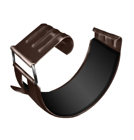 Соединитель желоба d-150 мм Grand Line Optima Полиэстер двухсторонний 1,00 RAL 8017