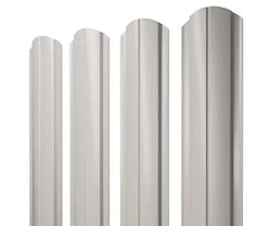 Штакетник Grand Line Полукруглый Slim Pural Matt 0,5 фигурный Штакетник Grand Line Полукруглый Slim Pural Matt 0,5 фигурный