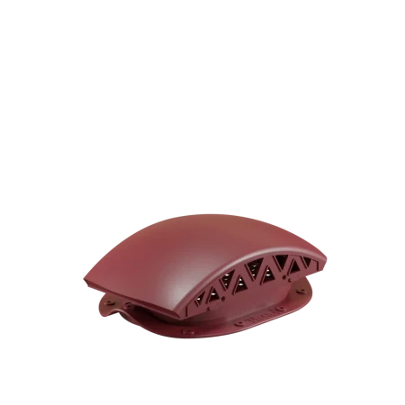 Кровельный вентиль (черепаха) для металлочерепицы Viotto цвет красный (RAL 3005)