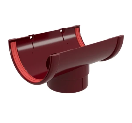 Воронка желоба ПВХ d-120x90 мм Grand Line Классика бордо RAL 3005