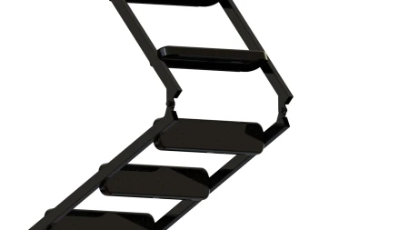 Чердачная люк-лестница Oman Складная 3-х секционная противопожарная Metal T3 EI60 в Туле фото