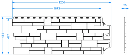 Пластиковая фасадная панель Döcke Stern в Туле фото