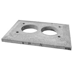 Консольные плиты Schiedel Uni Консольная плита  для двухходового дымохода без вентканала