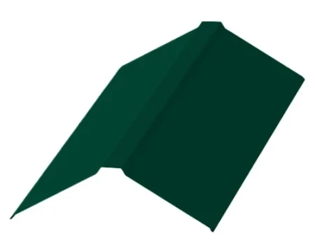 Планка конька плоского Металл Профиль 150x150x2000 0,45 Полиэстер цвет RAL 6005