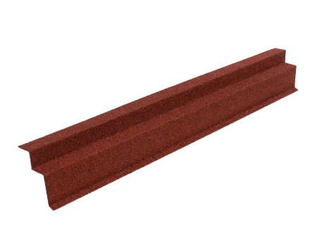 Планка карнизная для композитной черепицы Luxard цвет Бордо