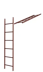 Кровельная лестница Металл Профиль 1,86 м