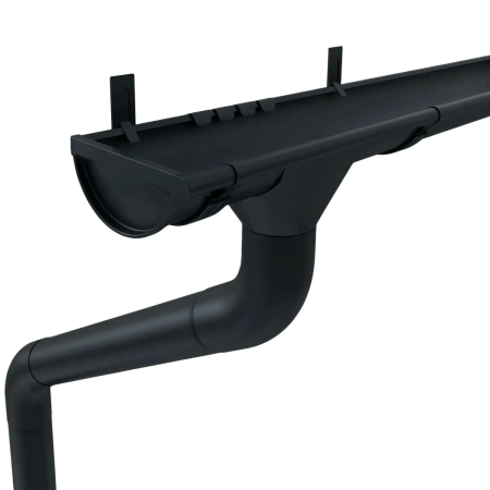 Комплект металлического водостока ГрандЛайн GL PE Matt d-125x90 мм Полиэстер Matt RAL 7024 в Туле фото