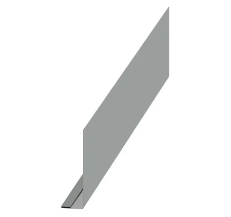 Планка карнизного свеса Металл Профиль 250x50x2000 0,5 Norman цвет RAL 9006
