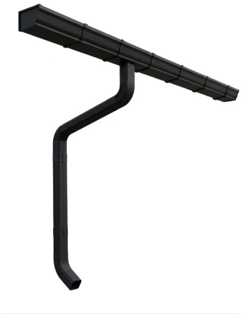 Комплект металлического водостока ГрандЛайн Vortex Matt 127x78 мм Полиэстер Matt RAL 9005 в Туле фото